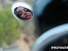 Sara Diamante, Sexy Biker Addicted to Leather and Anal