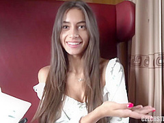 CzechStreets - A quickie on a fast train with an unfaithful beauty