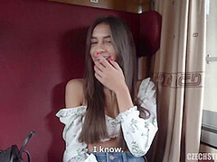 CzechStreets - A quickie on a fast train with an unfaithful beauty