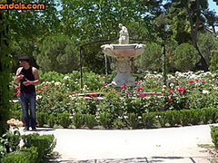 Public bitch drilled by nice dick in wet pussy hole