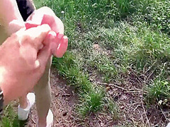 A Walk Along The River Bank Ended With A Blowjob And A Cumshot In The Mouth