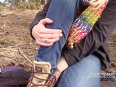 Outdoor Public Masturbation With Dildo At A Popular Hiking Trail