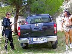 Dschungel Warrior Fuck Blondie Outdoor