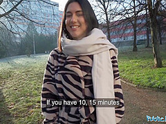 Beautiful Brunette Biology Student Cums Over A Stranger Cock