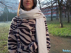 Beautiful Brunette Biology Student Cums Over A Stranger Cock