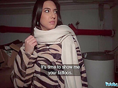 Beautiful Brunette Biology Student Cums Over A Stranger Cock