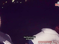 Street fuck in Night Skinny Hooker and german pickup agent
