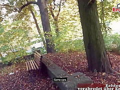 German mature milf public pick up outdoor date in Park