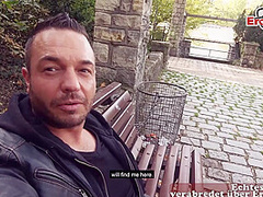 Real public online pickup date with german big tits milf POV