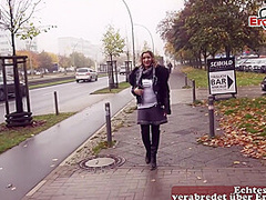 German turkish teen picked up for public fuck date