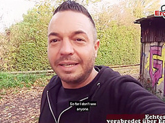 German mature milf meet and fuck for Park Fuck POV