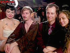 BDSM cheerleader spanked and fingered in public for voyeurs