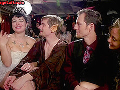 BDSM cheerleader spanked and fingered in public for voyeurs