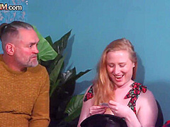 Voyeur group watching British babe fucked in room next them