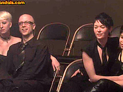 BDSM scandal slut dominated hardcore in front of people