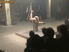 BDSM scandal slut dominated hardcore in front of people
