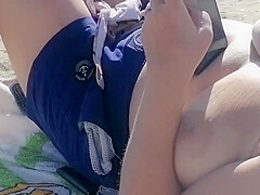 Voyeur beach topless