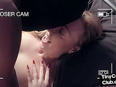 SPH IR GF fucked in front of small cock cuckold voyeur