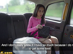 Cab fucked babe gets drilled by taxi driver outdoor