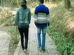 18yrs Boy Fucking 25yrs Girl At Outdoor! Desi Love Sex