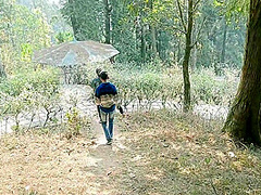 18yrs Boy Fucking 25yrs Girl At Outdoor! Desi Love Sex