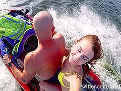 Public Anal Ride On The Jet Ski In The City Centre 2
