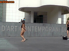 Public medium boobs babe fucked n disgraced in front voyeurs