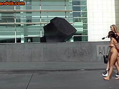 Public medium boobs babe fucked n disgraced in front voyeurs