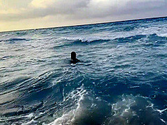 Swims In Atlantic Ocean And Poses Naked On A Public Beach In Cuba - Monika Fox