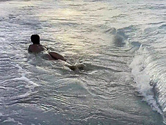 Swims In Atlantic Ocean And Poses Naked On A Public Beach In Cuba - Monika Fox