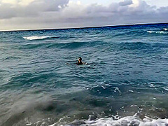 Swims In Atlantic Ocean And Poses Naked On A Public Beach In Cuba - Monika Fox