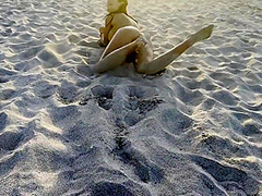Swims In Atlantic Ocean And Poses Naked On A Public Beach In Cuba - Monika Fox