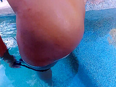 Nina Rivera And Don Whoe - Pool Boning 4k)