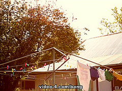 Chloe b. masturbates her wet pussy after watching a couple fuck - BANG