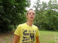 Chubby German Girl Gets Her Pussy Fucked Hard Outdoor