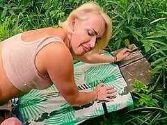 Blondes Adventures In The Woods (pov) 10 Min