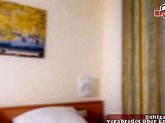 Blonde skinny teen model picked up for real Date in Germany