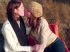 Lesbian Fuck: She Likes A Man At Picnic