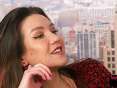 CFNM voyeur lingerie babe tease Black guy who jerks cock