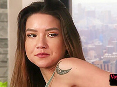 CFNM voyeur lingerie babe tease Black guy who jerks cock