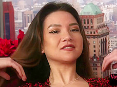 CFNM voyeur lingerie babe tease Black guy who jerks cock