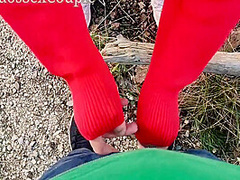 Skinny Teen Masturbate Handjob My Horny Dick Outdoor In The Wood 7 Min