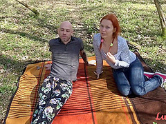E975 Simona And Leo Picnic Pounding