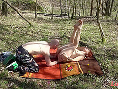 E975 Simona And Leo Picnic Pounding
