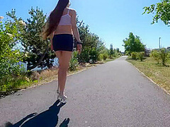 Longpussy Out For A Walk Along The River. Just Another Beautiful Day Part I