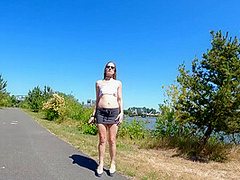 Longpussy Out For A Walk Along The River. Just Another Beautiful Day Part I