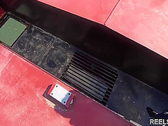 An Italian With An Athletic Body Cheats On Her Boyfriend And Gets Fucked Publicly On A Boat In Anal By 2 Strangers !!