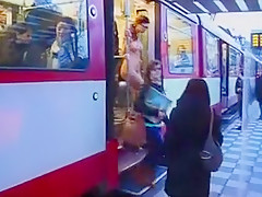 Hottest amateur Exhibitionism, Bus porn scene