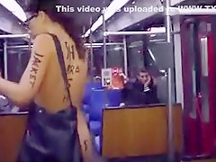Hottest amateur Exhibitionism, Bus porn scene