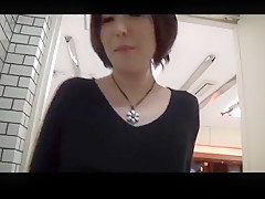 Micro mini skirt in public